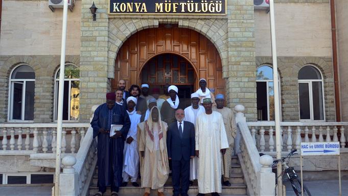 Konya Müftülüğü çad Yüksek Islam Konseyi Heyeti’nden Müftülüğümüze Ziyaret