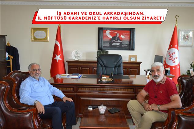 Ardahan'da Iş Adamı Ve Okul Arkadaşından, Il Müftüsü Karadeniz’e Hayırlı Olsun Ziyareti 