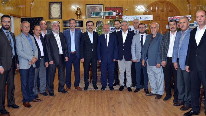 Konya  ticaret odası'ndan poçanoğlu'na "hayırlı olsun" ziyareti