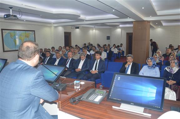 Ardahan il müftüsü dr. şaban kondi din görevlileriyle vedalaştı