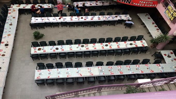Erzincan Müftülüğü murat işhanı mescidinden geleneksel iftar programı