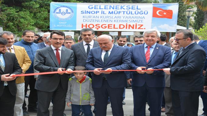 Sinop  il müftülüğü geleneksel kermesi açıldı