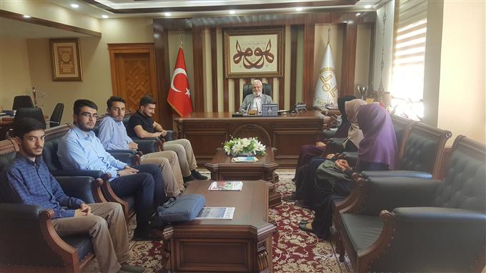 Aksaray Müftülüğü islami ilimler fakültesi öğrencilerinden ziyaret