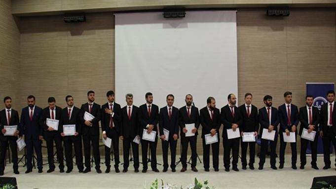 Gaziantepte tashih-i huruf eğitimi alan kursiyerler mezun oldu