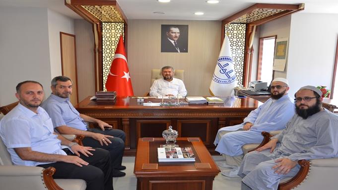 Antalya Müftülüğü tataristan müftüsünden il müftümüze ziyaret