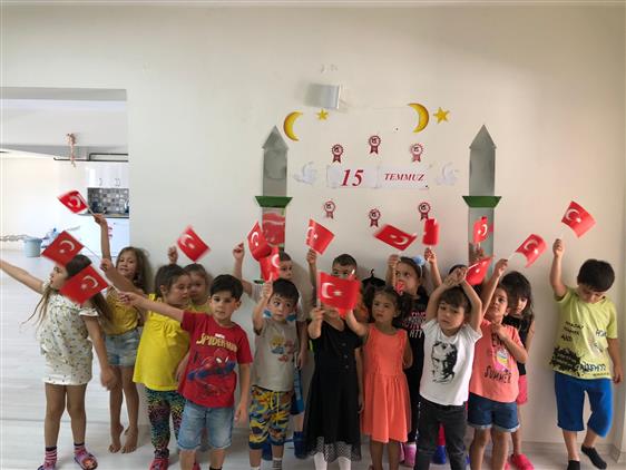 Burdur'da 15 Temmuz Demokrasi Ve Milli Birlik Günü Yaz Kur’an Kurslarında Kutlandı