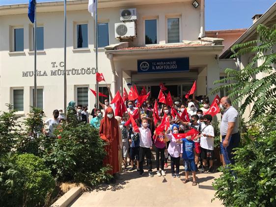 Muğla'da 15 Temmuz Ve Tüm şehitleri Anma Etkinliği