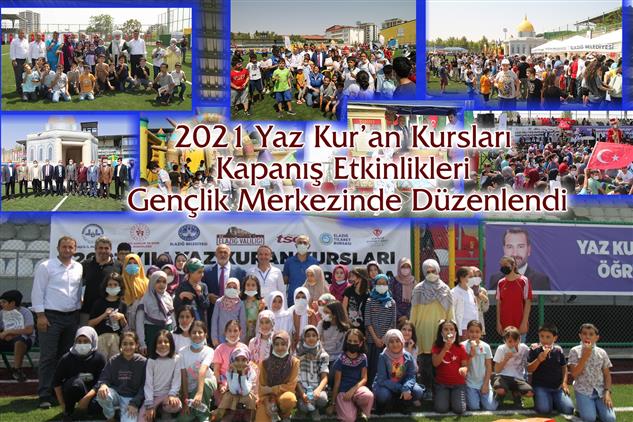 Elazig'da 2021 Yılı Yaz Kur’an Kursları ödül Ve Kapanış Programı Yapıldı.