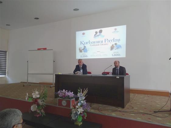 Kastamonu'da 2022 Yılı Vekaletle Kurban Organizasyonu Tanıtım Toplantısı Yapıldı.