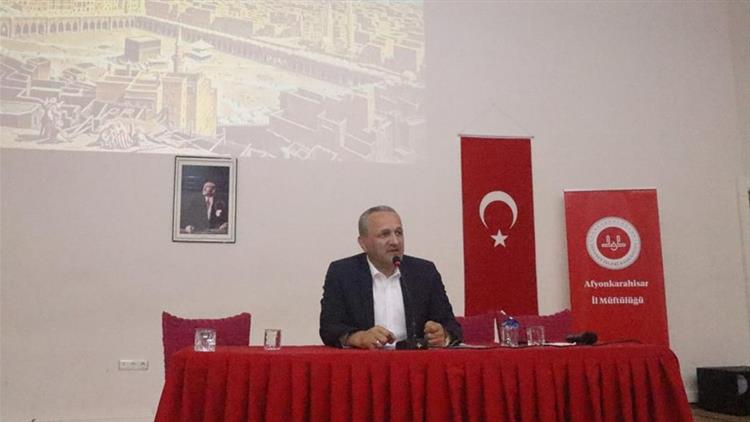 Afyonkarahisar'da “2022 Yılında Kutsal Topraklara Gidecek Hacı Adaylarına Yönelik Seminer”