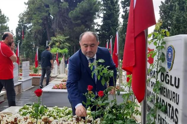 Samsun'da '15 Temmuz Demokrasi Ve Milli Birlik Günü' programı Kapsamında Kıranköy Ve Asri Mezarlıkta şehitlik Ziyaretlerine Katılarak şehitlerimiz Için Duada Bulundu.