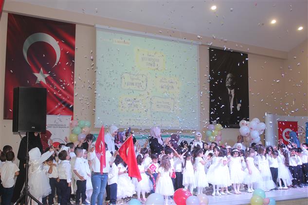 Burdur'da 4-6 Yaş Kur'an Kurslarında Yıl Sonu Etkinliği