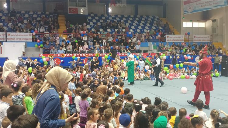 Hatay'da 4-6 Yaş Kur’an Kursları Yıl Sonu Kapanış Programı