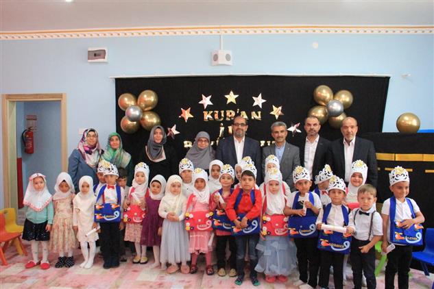 Karaman'da 4-6 Yaş Kur’an Kursu öğrencileri ‘kur’an-ı Kerim'e Geçme’ Heyecanı Yaşadı.