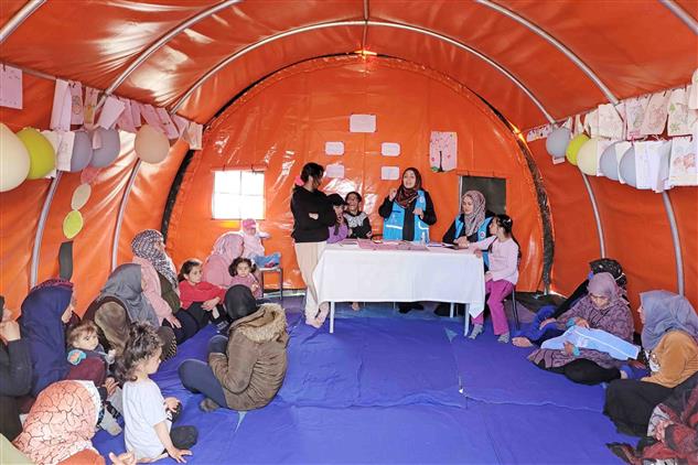 Giresun'da çadır Kentlerde Manevi Destek Hizmeti