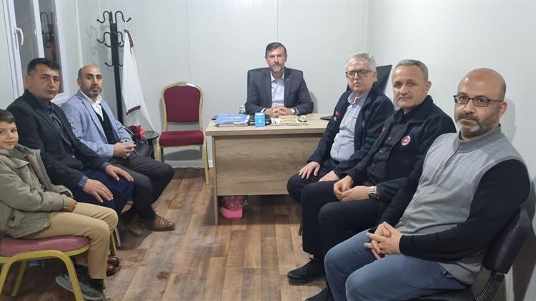 Hatay'da Afyonkarahisar Ve çanakkale Müftülerimizden Il Müftümüz Mevlüt Topçu’ya Hayırlı Olsun Ziyareti