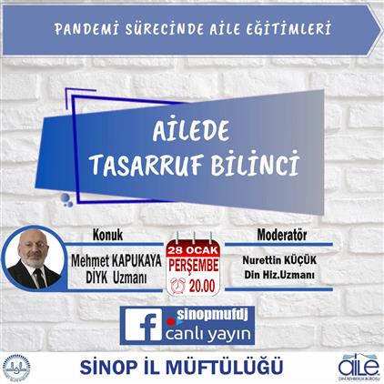 Sinop'ta Ailede Tasarruf Bilinci