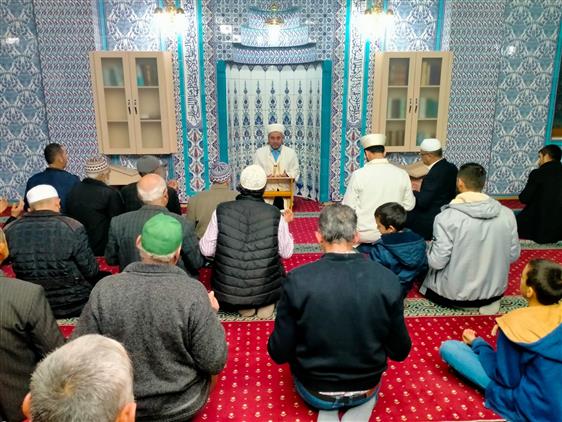 Aydin'da çalışmalarıyla örnek Olan Imam Hatibi, Müftü Tebrik Etti