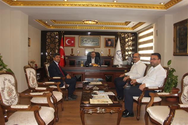 Mersin'de Anamur Ilçe Müftüsü Fidan, Il Müftüsü Dr. Kondi’yi Ziyaret Etti