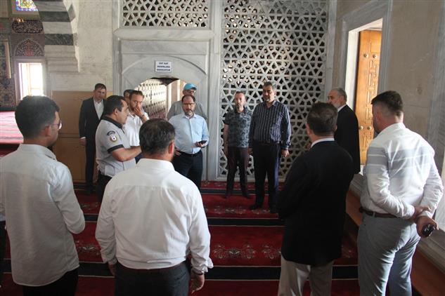 Ankara Müftüsü Dr.hasan çınar Kocatepe Camisinde Incelemelerde Bulundu