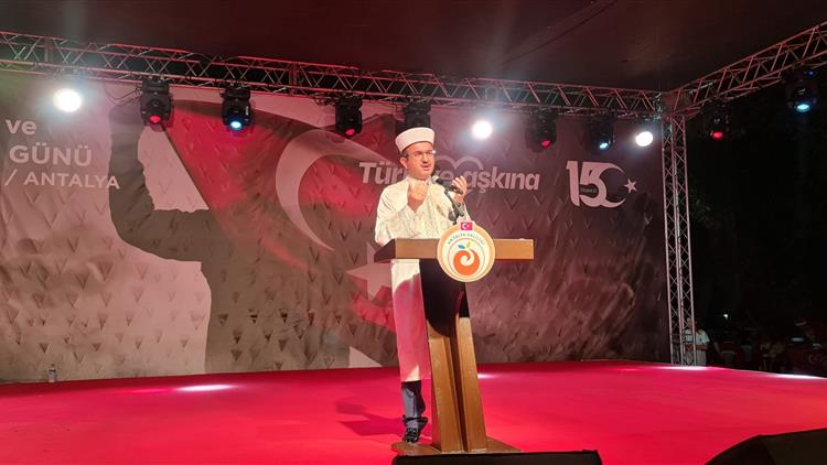 Antalya'da, 15 Temmuz Demokrasi Ve Milli Birlik Gününde On Binler Meydanlara Akın Etti.