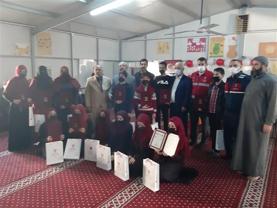 Hatay'da Apaydın Kampında 13 ögrenci Için “hafızlık Icazet Merasimi" Düzenlendi