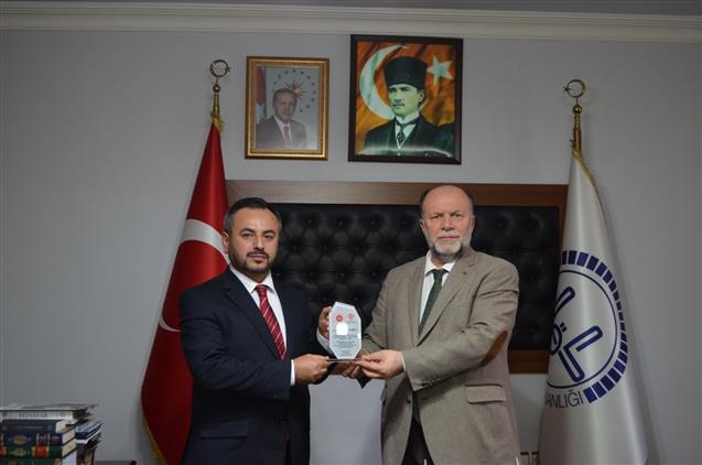 Denizli'de çardak Ilçe Müftüsü Dumrul'dan Veda Ziyareti