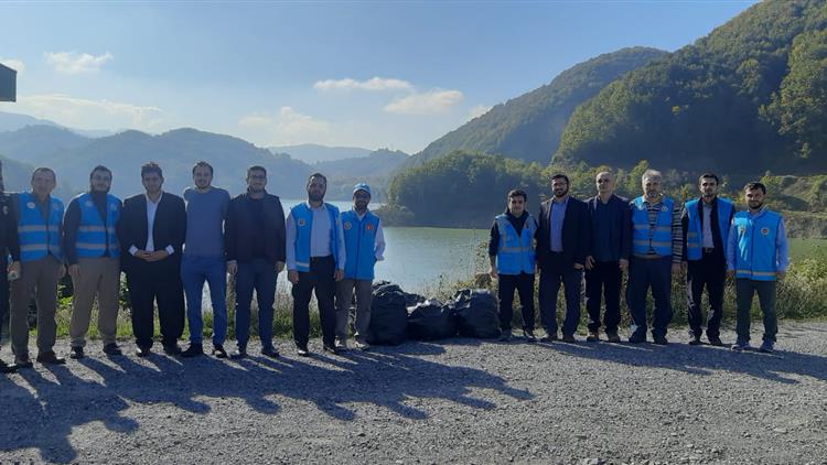 Zonguldak'ta Baraj çevresinde Temizlik Yapıldı