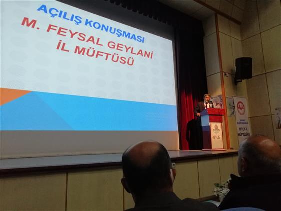 Bitlis' Te Mevlid-i Nebi Programı Düzenlendi.
