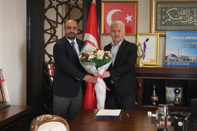 Mersin'de Bozyazı Ilçe Müftüsü Avcı Il Müftüsü Yığman’a Hayırlı Olsun Ziyaretinde Bulundu