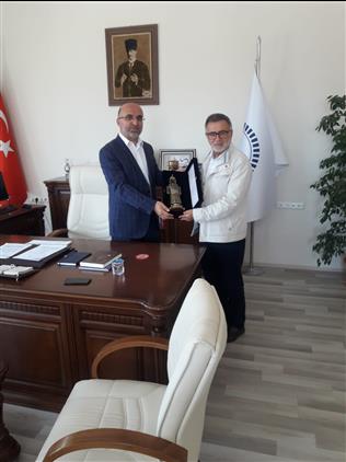 Muş'ta Bursa Il Müftüsü Turan Ve Beraberindeki Heyet, Imamoğlu'nu Makamında Ziyaret Etti