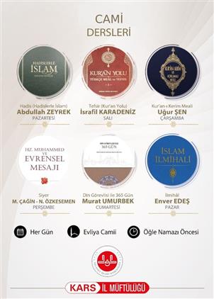 Kars'ta Cami Dersleri