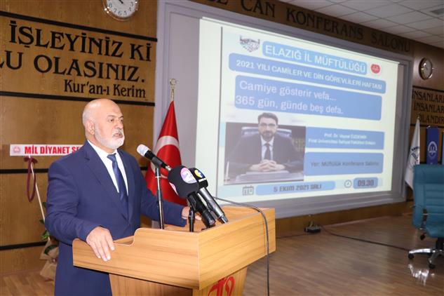 Elazig'da Camiler Ve Din Görevlileri Haftası (01-07 Ekim 2021)  “vefa Programı”