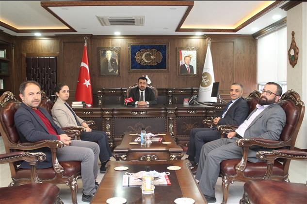 Amasya'da Cezaevi Müdürü Hakan ışıldak Il Müftümüze Hayırlı Olsun Ziyaretinde Bulundu