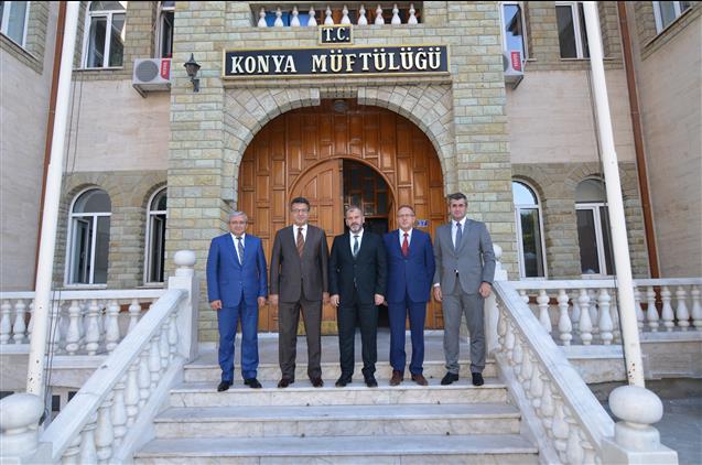 Konya'da Cumhuriyet Başsavcı Vekillerinden Il Müftüsü öge'ye Ziyaret