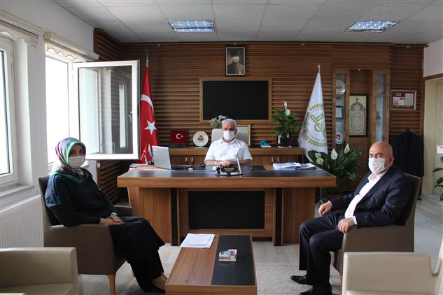 Bilecik'de Değişim Gazetesi Sahibi Ergün’den Müftü Ali Erhun’a Ziyaret