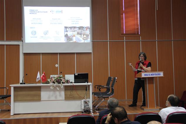 Bolu'da Din Görevlilerine Afad Ve Yimer Hakkında Bilgiler Verildi