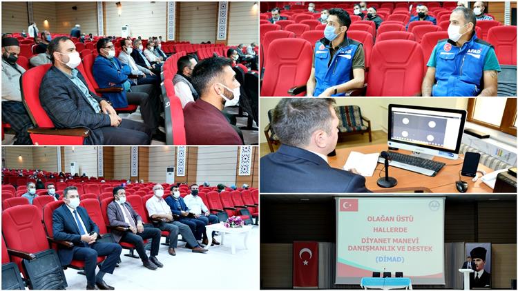 Erzincan'da Din Görevlilerine Yönelik 'afet Farkındalık Eğitimi' Seminerleri Düzenlendi