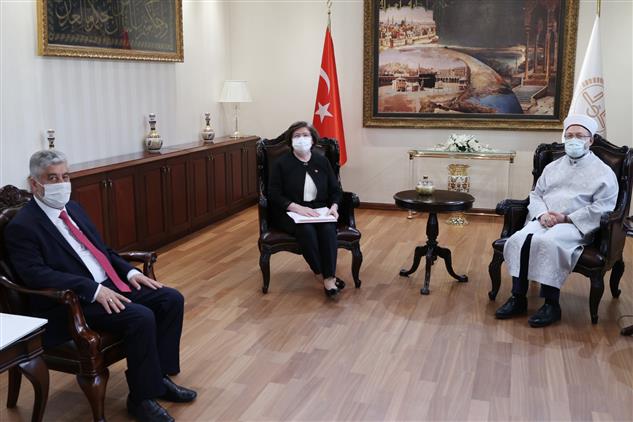 Eskisehir'de Diyanet Işleri Başkanı Prof. Dr. Ali Erbaş’a Ziyaret