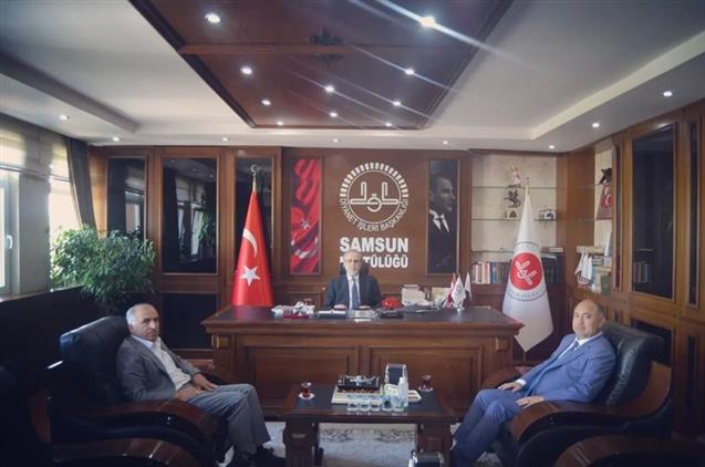 Samsun'da Diyanet Işleri Başkan Yardımcımız Prof. Dr. Ibrahim Hilmi Karslı, Il Müftülüğümüzü Ziyaret Ederek Il Müftümüz Seyfullah çakır'dan Müftülüğümüzün Ilimizde Gerçekleştirdiği çalışmalar Hakkında Bilgi Aldı.