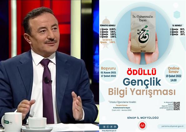 Sinop'ta Diyanet Işleri Başkanlığı'ndan Ortakul öğrencilerine, ödüllü Bilgi Yarışması