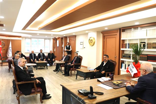 Diyanet-sen Kayseri şubesi’nden  Müftü Akkuş’a Hayırlı Olsun Ziyareti