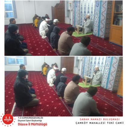 Düzce'de Sabah Namazı Buluşmaları Devam Ediyor