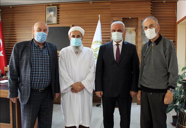 Bilecik'de şehit Kaymakam Muhammed Fatih Safitürk’ün Babası Asım Safitürk’ten Müftü Ali Erhun’a Ziyaret