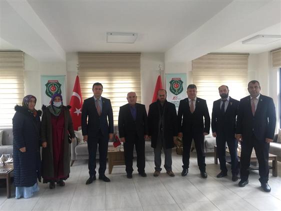 Isparta'da şehit Ve Gazi Dernekleri Ziyaret Edildi