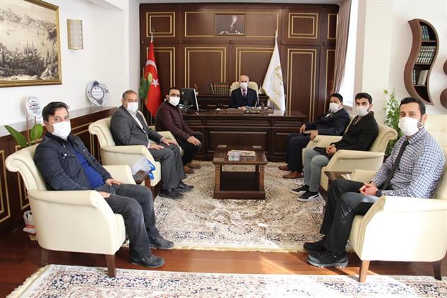 Gaziantep'de şehit Ve Gaziler Derneğinden Müftülüğümüze Ziyaret