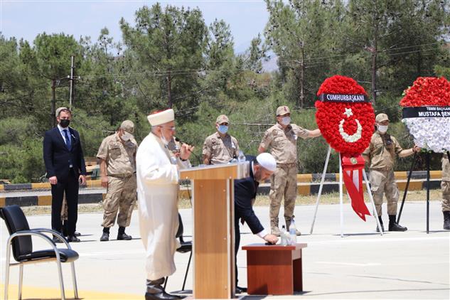 Siirt'te şehit Güvenlik Korucusu Dualarla Uğurlandı
