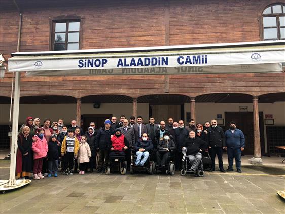 Sinop'ta Engelli Kardeşlerimize özel Miraç Kandili Programı