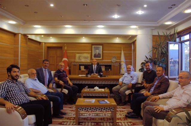 Bolu'da Ensar Vakfı Heyeti Ile Boliv Heyeti Ziyaret Etti