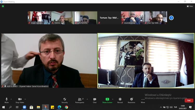 Erzurum’da Diyanet Haber Tanıtıldı